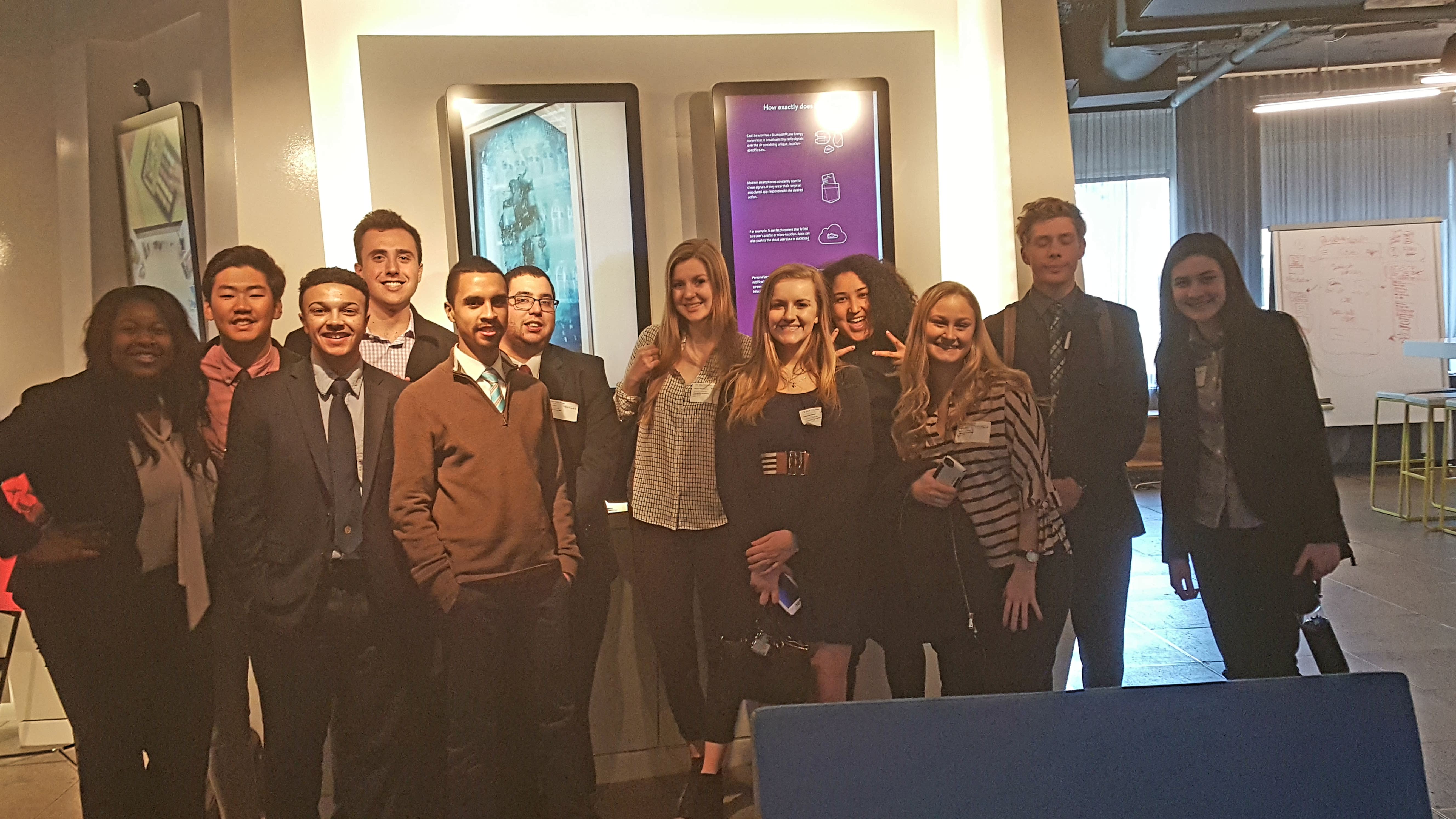 Marketing Students Visit NYC Agency