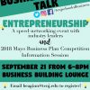 Entrepreneurship and 2018 Mayo Business Plan Competition Event!