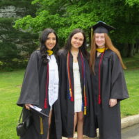 3 TCNJ students at commencement