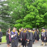 TCNJ students at commencement