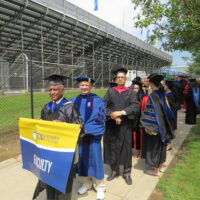 TCNJ faculty lining up for commencement